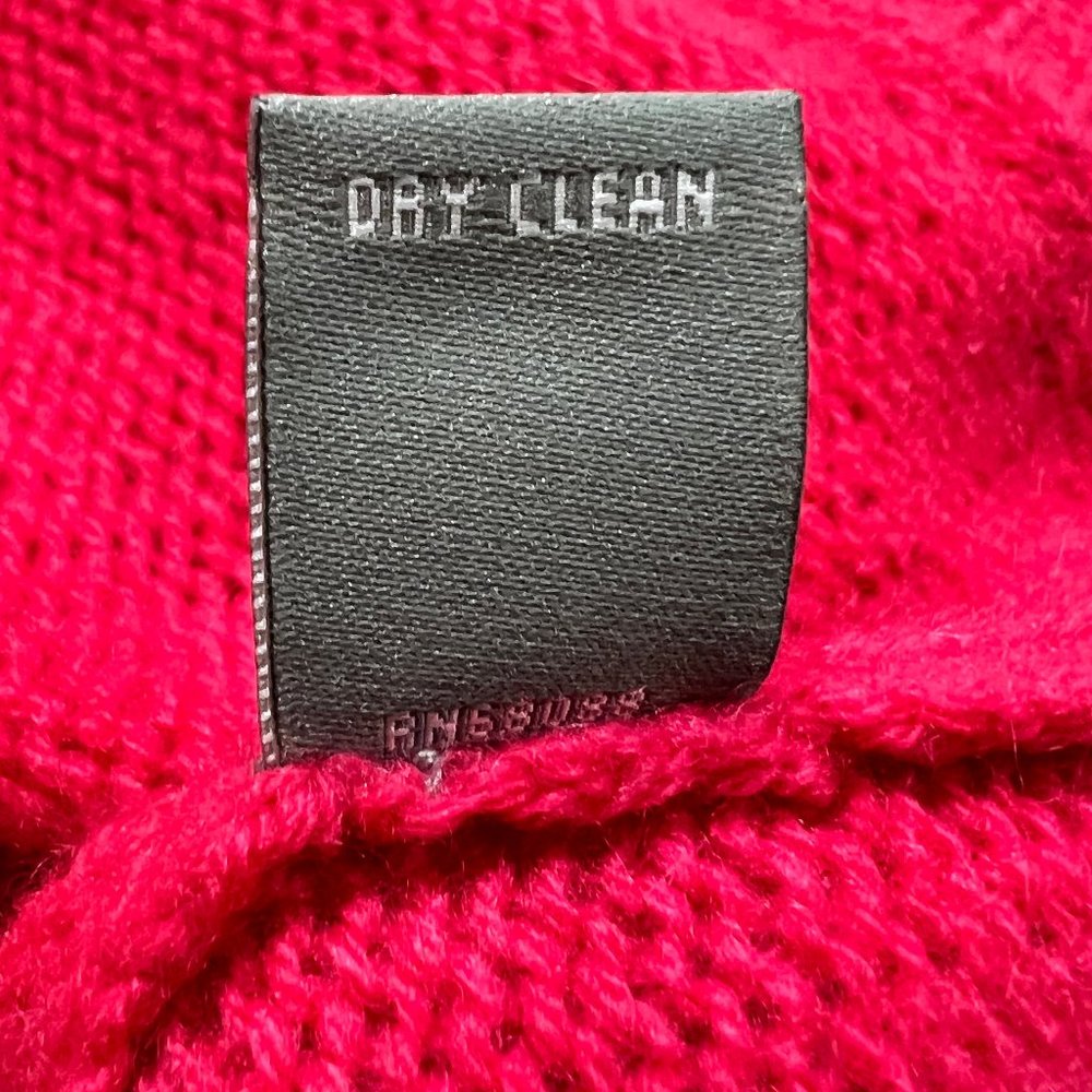 Neiman Marcus The Cashmere Collection Bright Pink Cashmere Sweater Size … - Picture 8 of 8